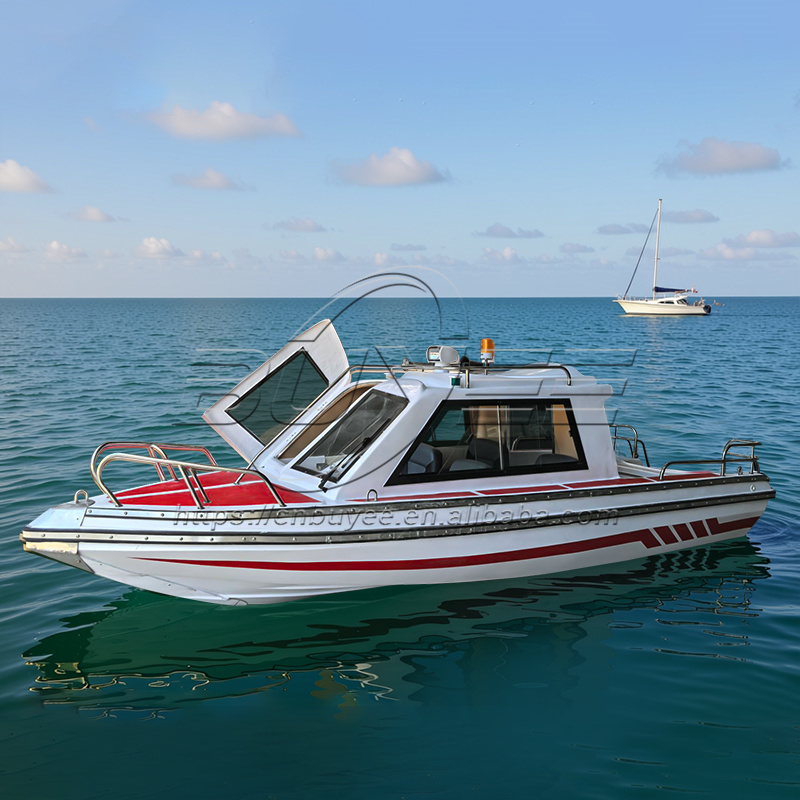 Fishing Boat Fiberglass - Bateau de pêche à cabine haute