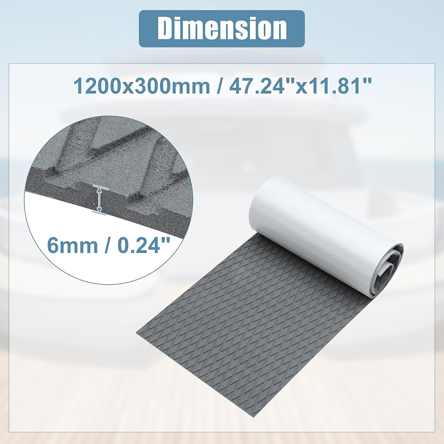 Fishing Boat Fiberglass - Tapis de pont en EVA imitation