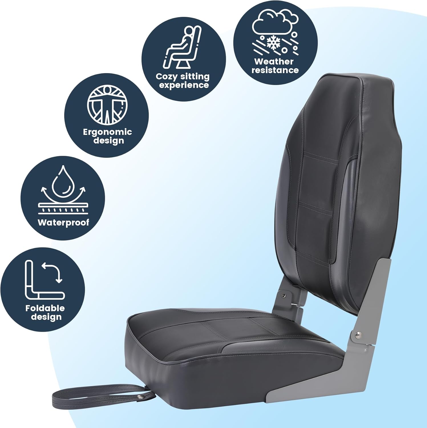 Lot de 2 sièges pliants pour b - Fishing Boat Seat avis et prix